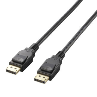 CAC-DP1220BK<BR>DisplayPortケーブル/Ver1.2a/2.0m/ブラック<BR>エレコム㈱