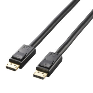 CAC-DP1250BK<BR>DisplayPortケーブル/Ver1.2a/5.0m/ブラック<BR>エレコム㈱