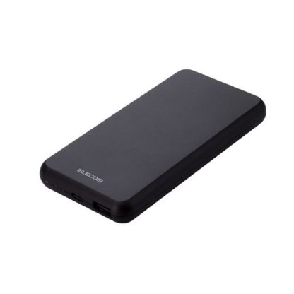 DE-C38-10000BKモバイルバッテリー/リチウムイオン電池/薄型/15W/10000mAh/Type-C1ポート/USB-A1ポート/ブラックエレコム㈱