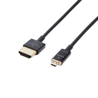 DH-HDP14SSU10BK<BR>HDMIケーブル/Premium/スーパースリム/micro/1.0m/ブラック<BR>エレコム㈱
