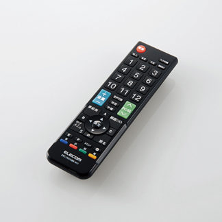 ERC-TV01MBK-MUかんたんTVリモコン/12メーカー対応/Mサイズ/ブラックエレコム㈱
