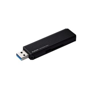 ESD-EWA1000GBK外付けSSD/USB3.2(Gen1)対応/スライド式/Type-C&Type-A両対応/1TB/ブラックエレコム㈱