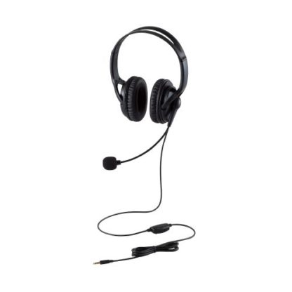 HS-HP02STBK有線ヘッドセット/両耳オーバーヘッド/大型/4極/1.8m/ブラックエレコム㈱