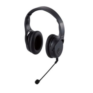 HS-HPW01BK無線ヘッドセット/2.4GHzワイヤレス/オーバーヘッド型/マイクアーム付き/USB-Aアダプタ付/両耳/ブラックエレコム㈱