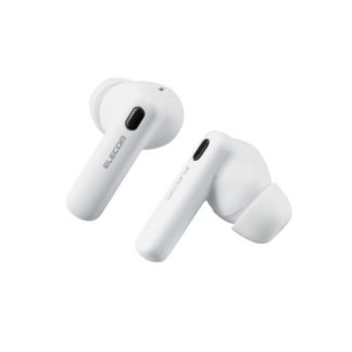 LBT-TWS13WH<BR>Bluetoothイヤホン/完全ワイヤレス/ノイズキャンセリング対応/AAC対応/カナル型/ホワイト<BR>エレコム㈱