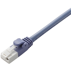 LD-CTT/BU05<BR>EU RoHS指令準拠 ツメ折れ防止LANケーブル(Cat5E)/0.5m/ブルー<BR>エレコム㈱