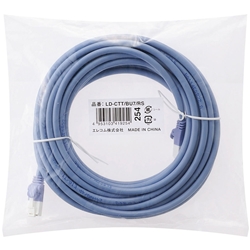 LD-CTT/BU7/RS<BR>RoHS ツメ折れ防止LANケーブル(Cat5E)/7m/ブルー<BR>エレコム㈱