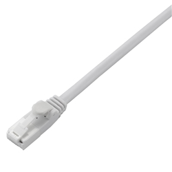 LD-CTT/WH2/RS<BR>EU RoHS指令準拠 ツメ折れ防止LANケーブル(Cat5E)/2.0m/簡易パッケージ仕様/ホワイト<BR>エレコム㈱