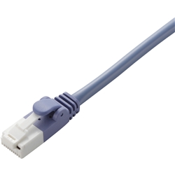 LD-CTXT/BU10<BR>EU RoHS指令準拠 ツメ折れ防止クロスケーブル(Cat5E)/1.0m/ブルー<BR>エレコム㈱