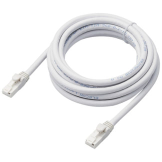 LD-GPAT/WH3/RS<BR>LANケーブル/CAT6A対応/EU RoHS指令準拠/爪折れ防止/簡易パッケージ仕様/3m/ヨリ線/ホワイト<BR>エレコム㈱
