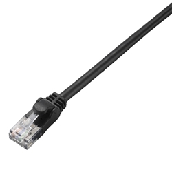 LD-GPN/BK1<BR>LANケーブル/Cat6準拠/1m/ブラック<BR>エレコム㈱