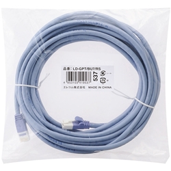 LD-GPT/BU7/RS<BR>RoHS指令準拠LANケーブル/CAT6/爪折れ防止/7m/ブルー/簡易パッケージ仕様<BR>エレコム㈱