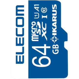 MF-MS064GU11IKA<BR>microSDXCカード/IKARUS付/UHS-I U1/64GB<BR>エレコム㈱