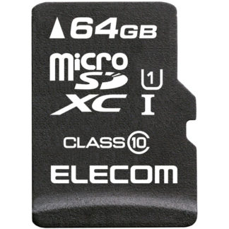 MF-MSD064GC10R<BR>microSDXCカード/データ復旧サービス付/Class10/64GB<BR>エレコム㈱