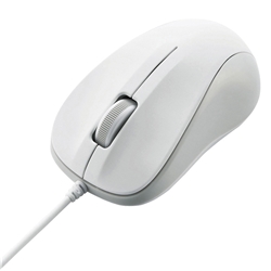 M-K5URWH/RS法人向けマウス/USB光学式有線マウス/3ボタン/Sサイズ/EU RoHS指令準拠/ホワイトエレコム㈱