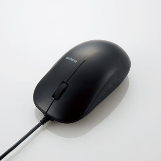 M-K7URBK/RS<BR>法人向け高耐久マウス/USB光学式有線マウス/3ボタン/EU RoHS指令準拠/ブラック<BR>エレコム㈱