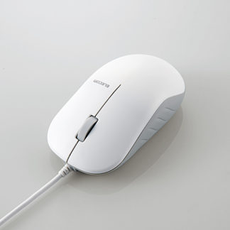 M-K7URWH/RS<BR>法人向け高耐久マウス/USB光学式有線マウス/3ボタン/EU RoHS指令準拠/ホワイト<BR>エレコム㈱