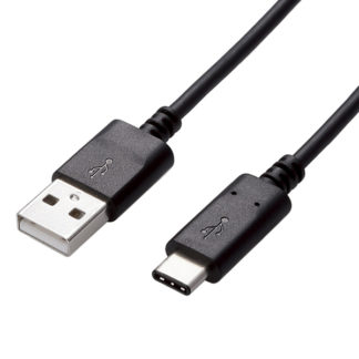 MPA-AC10NBK<BR>スマートフォン用USB2.0ケーブル/USB(A-C)/認証品/1.0m/ブラック<BR>エレコム㈱