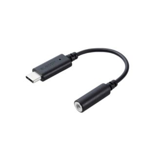 MPA-C35DBK音声変換ケーブル/USB Type-C to 3.5mmステレオミニ端子/DAC搭載/ブラックエレコム㈱