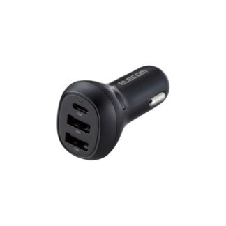 MPA-CCPD06BK<BR>シガーチャージャー/USB Power Delivery 18W+QC18W/Type-C×1/USB-A×2/ブラック<BR>エレコム㈱