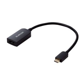 MPA-CHDMIQBK映像変換アダプター/USB Type-C to HDMI/ミラーリング対応/60Hz/0.15m/ブラックエレコム㈱