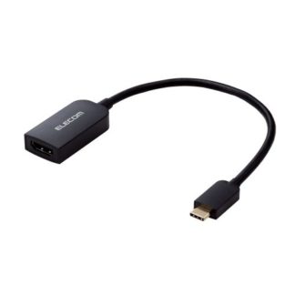MPA-CHDMIQBK<BR>映像変換アダプター/USB Type-C to HDMI/ミラーリング対応/60Hz/0.15m/ブラック<BR>エレコム㈱