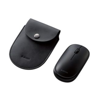 M-TM10UBBK<BR>マウス/有線/3ボタン/薄型/ケーブル巻取式/ブラック<BR>エレコム㈱