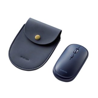 M-TM15BBBUマウス/Bluetooth/4ボタン/薄型/充電式/3台接続可能/ブルーエレコム㈱