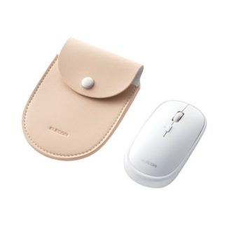 M-TM15BBWHマウス/Bluetooth/4ボタン/薄型/充電式/3台接続可能/ホワイトエレコム㈱