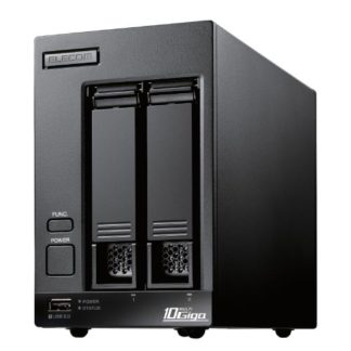 NSB-72D16TS22<BR>Windows Server IoT 2022 for Storage搭載NAS/Atom/スタンダード/2ベイ/16TB<BR>エレコム㈱