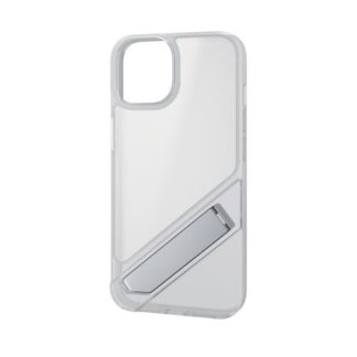 PM-A22AHVST1MCR<BR>iPhone 14/iPhone 13用ハイブリッドケース/キックスタンド/シルキークリア<BR>エレコム㈱