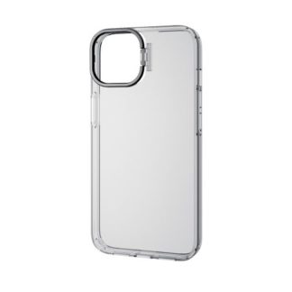 PM-A22AHVST2BK<BR>iPhone 14/iPhone 13用ハイブリッドケース/カメラガードスタンド/ブラック<BR>エレコム㈱