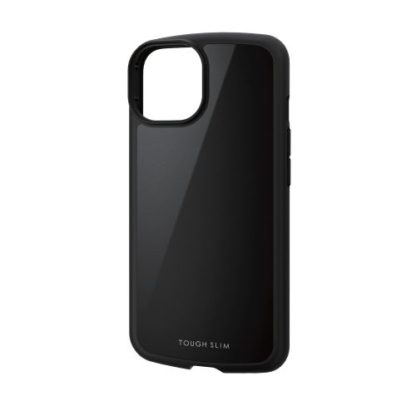 PM-A22ATSLBKiPhone 14/iPhone 13用ハイブリッドケース/TOUGH SLIM LITE/ブラックエレコム㈱
