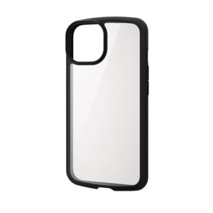 PM-A22ATSLFCBKiPhone 14/iPhone 13用ハイブリッドケース/TOUGH SLIM LITE/フレームカラー/背面クリア/ブラックエレコム㈱