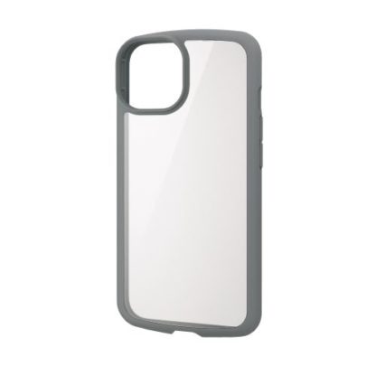 PM-A22ATSLFCGYiPhone 14/iPhone 13用ハイブリッドケース/TOUGH SLIM LITE/フレームカラー/背面クリア/グレーエレコム㈱