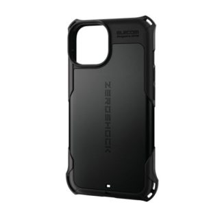 PM-A22AZEROBK<BR>iPhone 14/iPhone 13用ハイブリッドケース/ZEROSHOCK/ブラック<BR>エレコム㈱