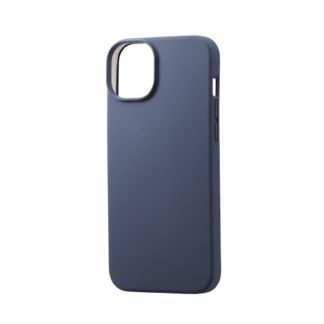 PM-A22BHVSCCNV<BR>iPhone 14 Plus用ハイブリッドケース/シリコン/カラータイプ/ネイビー<BR>エレコム㈱