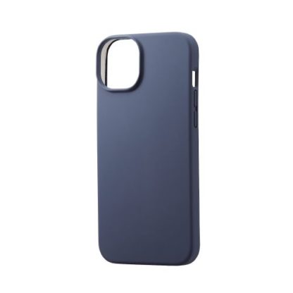 PM-A22BHVSCCNViPhone 14 Plus用ハイブリッドケース/シリコン/カラータイプ/ネイビーエレコム㈱