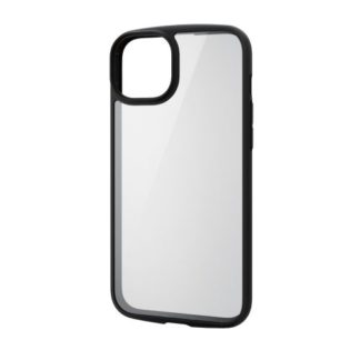 PM-A22BTSLFCGBK<BR>iPhone 14 Plus用ハイブリッドケース/TOUGH SLIM LITE/フレームカラー/背面クリア/背面ガラス/ブラック<BR>エレコム㈱