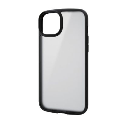 PM-A22BTSLFCGMBiPhone 14 Plus用ハイブリッドケース/TOUGH SLIM LITE/フレームカラー/背面クリア/背面ガラス/シルキークリア/ブラックエレコム㈱