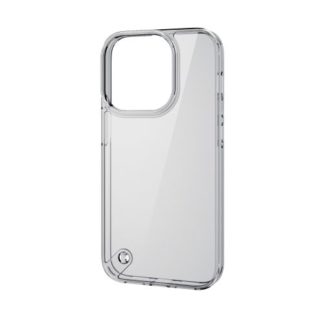 PM-A22CHVCG1CR<BR>iPhone 14 Pro用ハイブリッドケース/ガラス/クリア<BR>エレコム㈱