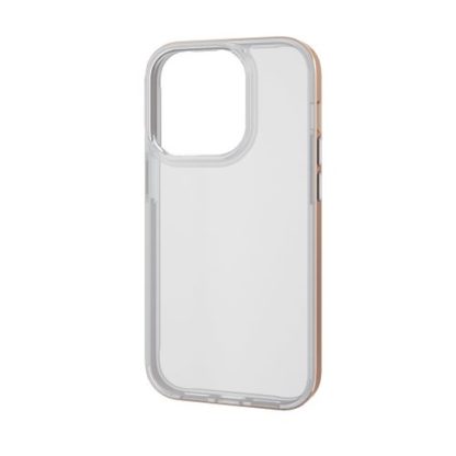 PM-A22CHVMGDiPhone 14 Pro用ハイブリッドケース/サイドメッキ/ゴールドエレコム㈱
