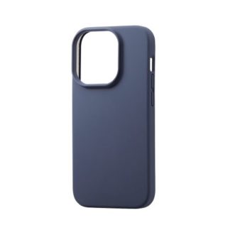 PM-A22CHVSCCNV<BR>iPhone 14 Pro用ハイブリッドケース/シリコン/カラータイプ/ネイビー<BR>エレコム㈱