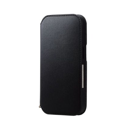 PM-A22CPLFY2BKiPhone 14 Pro用レザーケース/手帳型/耐衝撃/NEUTZ/磁石付き/ブラックエレコム㈱