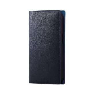 PM-A22CPLFYILNV<BR>iPhone 14 Pro用レザーケース/手帳型/RICERCA(Coronet)/ロイヤルネイビー<BR>エレコム㈱