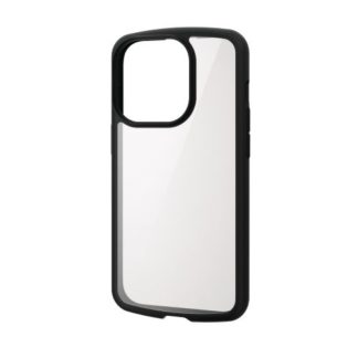 PM-A22CTSLFCBK<BR>iPhone 14 Pro用ハイブリッドケース/TOUGH SLIM LITE/フレームカラー/背面クリア/ブラック<BR>エレコム㈱