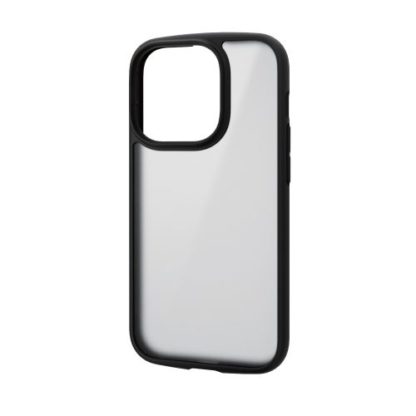 PM-A22CTSLFCGMBiPhone 14 Pro用ハイブリッドケース/TOUGH SLIM LITE/フレームカラー/背面クリア/背面ガラス/シルキークリア/ブラックエレコム㈱
