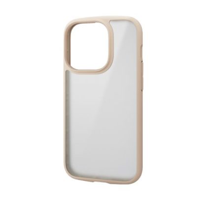 PM-A22CTSLFCGMIiPhone 14 Pro用ハイブリッドケース/TOUGH SLIM LITE/フレームカラー/背面クリア/背面ガラス/シルキークリア/アイボリーエレコム㈱