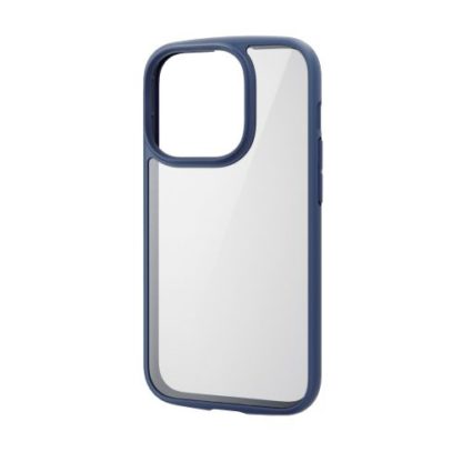 PM-A22CTSLFCGNViPhone 14 Pro用ハイブリッドケース/TOUGH SLIM LITE/フレームカラー/背面クリア/背面ガラス/ネイビーエレコム㈱