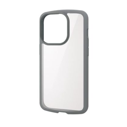 PM-A22CTSLFCGYiPhone 14 Pro用ハイブリッドケース/TOUGH SLIM LITE/フレームカラー/背面クリア/グレーエレコム㈱